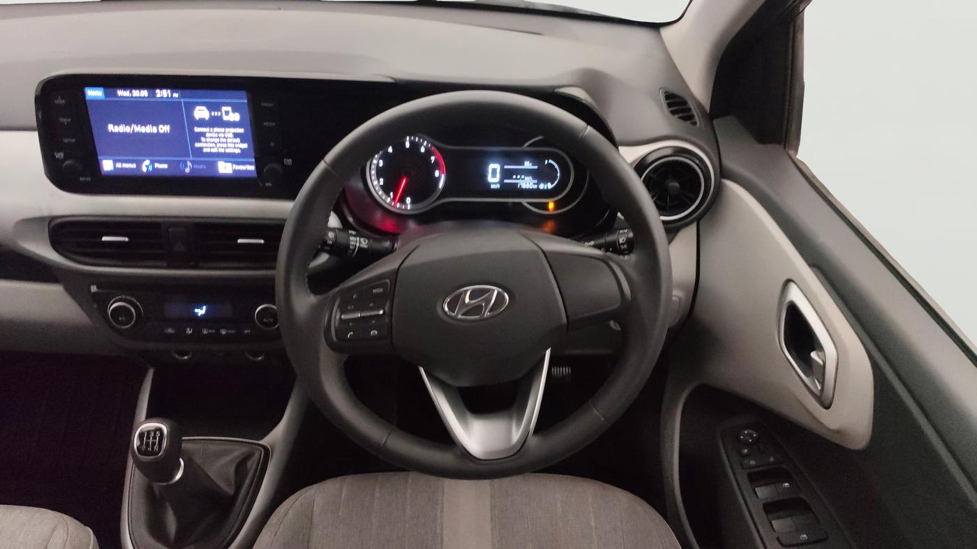 2022 Hyundai GRAND I10 NIOS ASTA 1.2 KAPPA VTVT, Petrol, Manual, 17,634 km, Steering Wheel Close Up