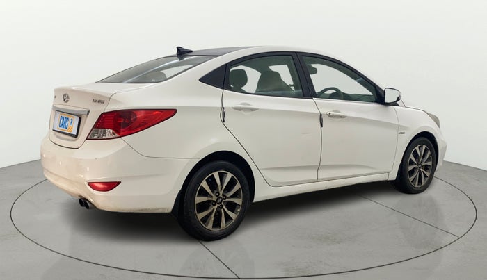 2013 Hyundai Verna FLUIDIC 1.6 CRDI SX, Diesel, Manual, 1,36,029 km, Right Back Diagonal