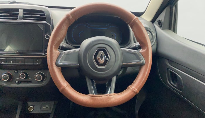 2020 Renault Kwid RXT 1.0 AMT (O), Petrol, Automatic, 24,141 km, Steering Wheel Close Up