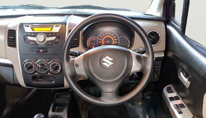 2013 Maruti Wagon R 1.0 VXI, Petrol, Manual, 67,680 km, Steering Wheel Close Up