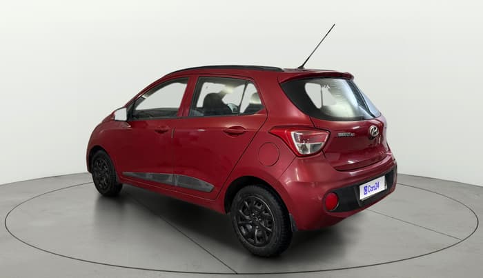 2017 Hyundai Grand i10 SPORTZ (O) 1.2 KAPPA VTVT, Petrol, Manual, 51,734 km, Left Back Diagonal