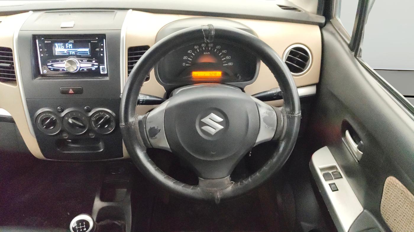 2018 Maruti Wagon R 1.0 LXI CNG, CNG, Manual, 92,468 km, Steering Wheel Close Up
