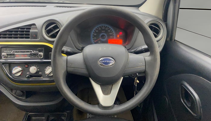 2017 Datsun Redi Go GOLD LIMITED EDITION, Petrol, Manual, 1,00,069 km, Steering Wheel Close Up