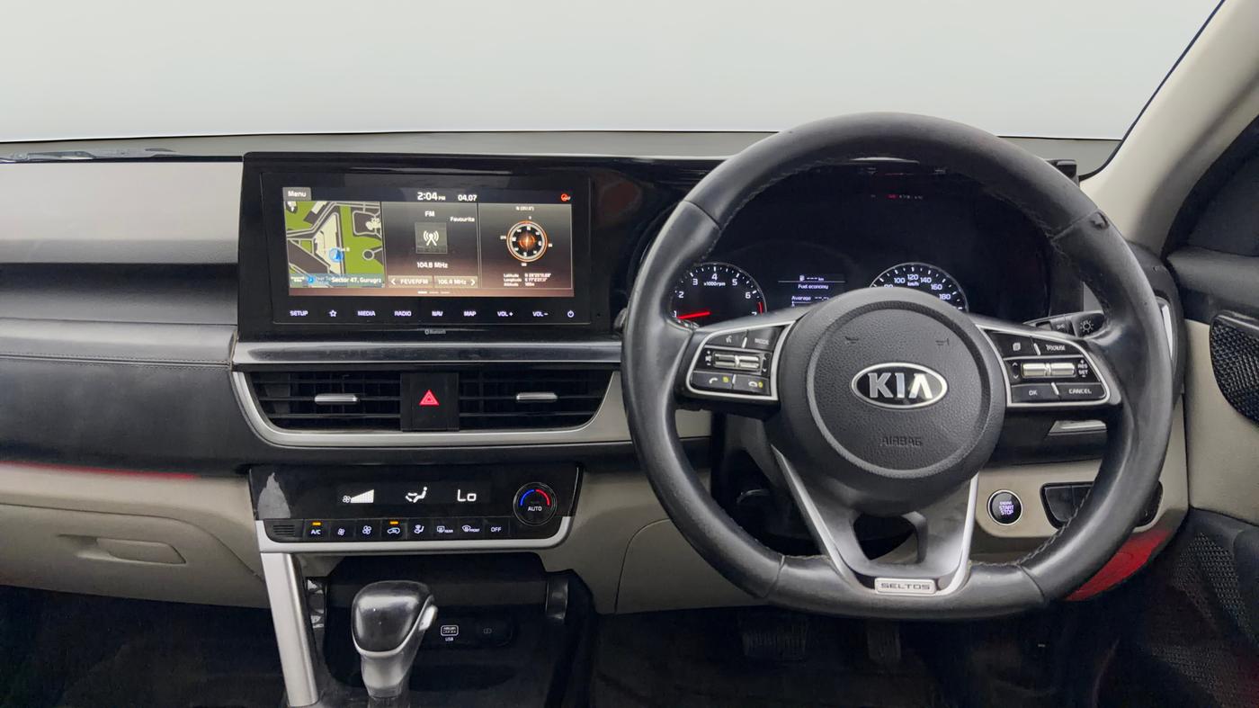 2020 KIA SELTOS HTX IVT 1.5 PETROL, Petrol, Automatic, 91,134 km, Steering Wheel Close Up