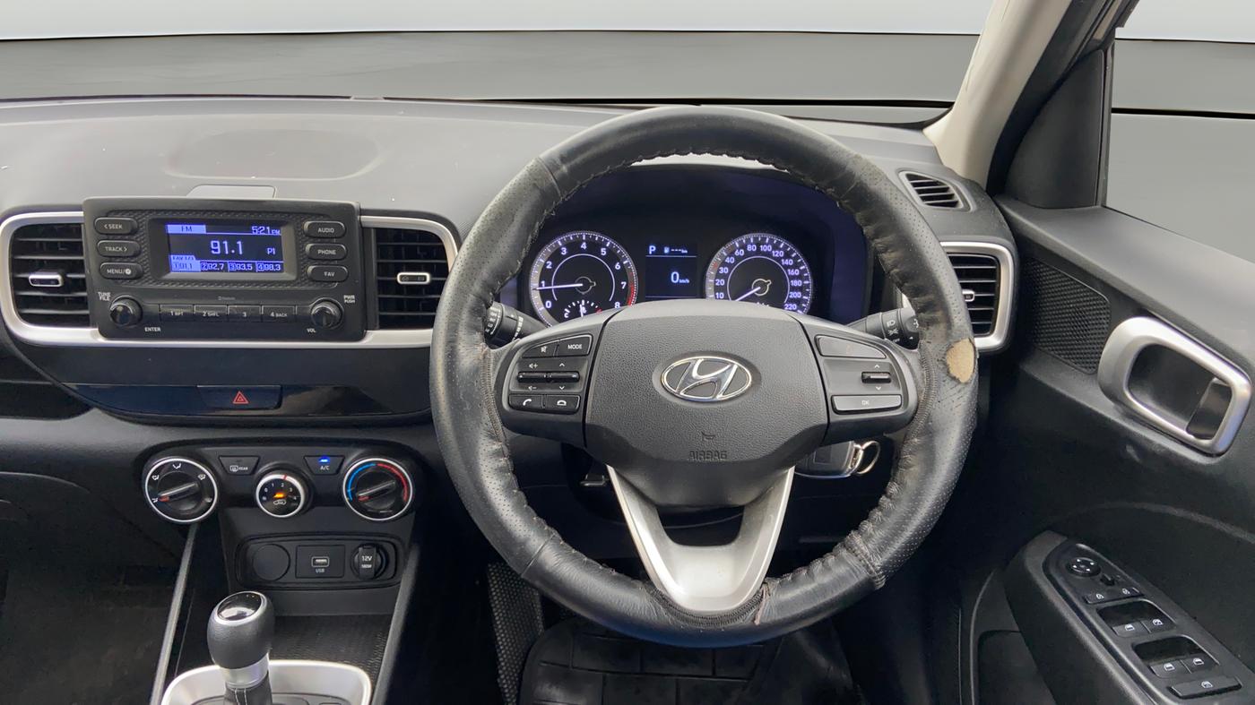 2019 Hyundai VENUE S 1.0 TURBO DCT, Petrol, Automatic, 60,893 km, Steering Wheel Close Up