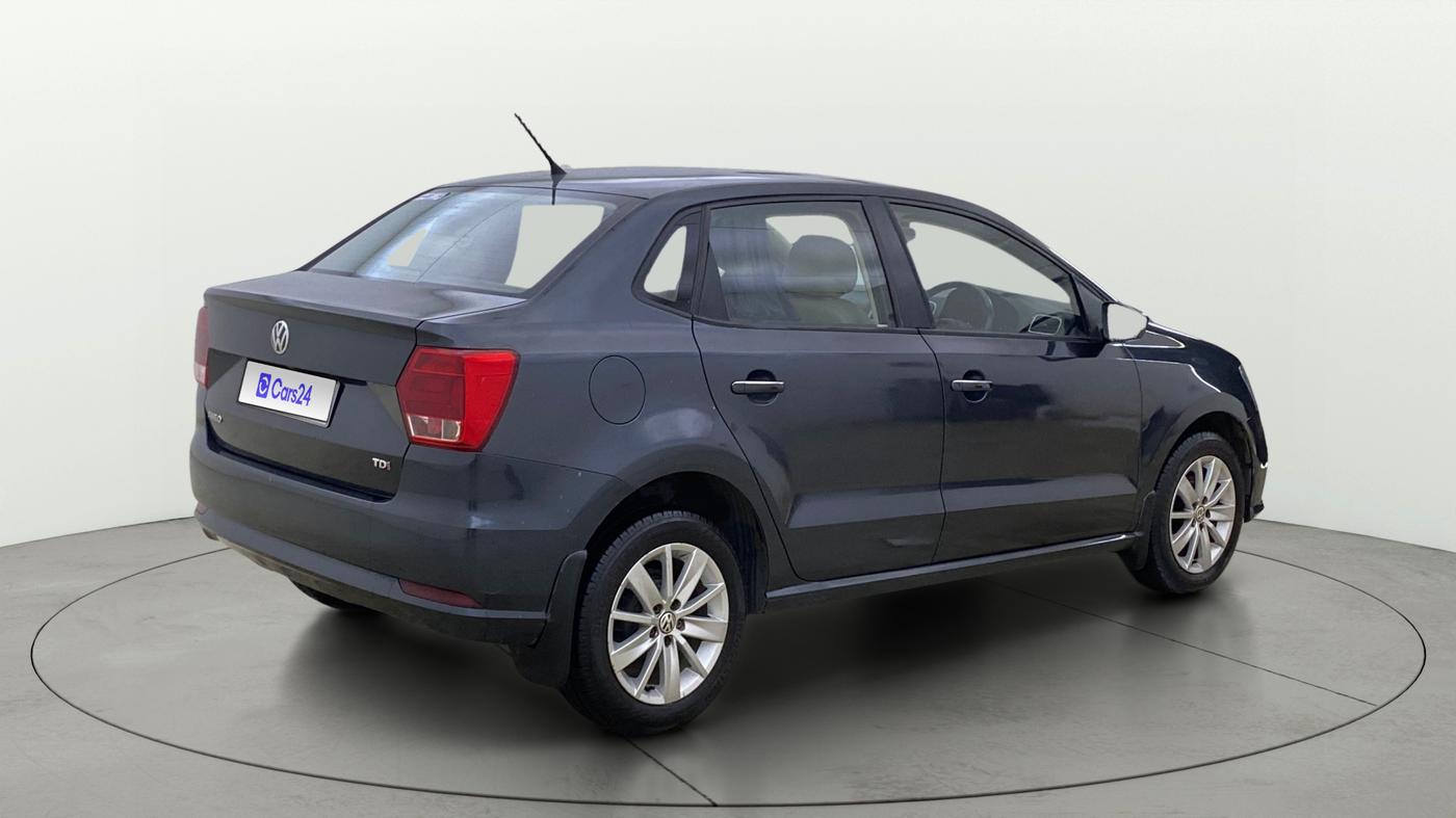 2016 Volkswagen Ameo HIGHLINE DSG 1.5 DIESEL , Diesel, Automatic, 56,857 km, Right Back Diagonal