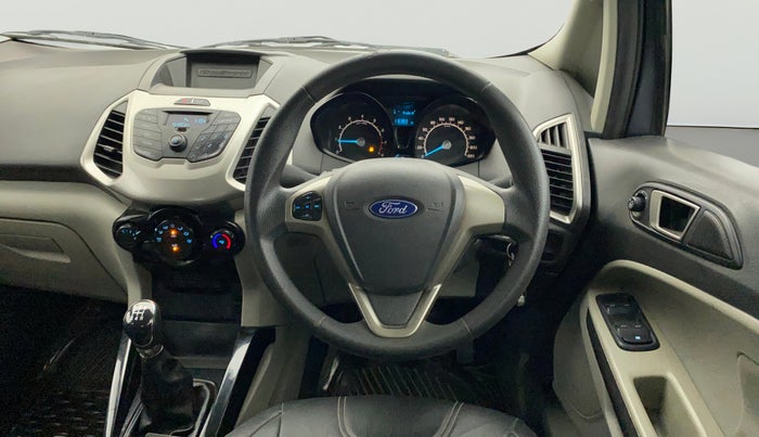 2014 Ford Ecosport TREND 1.5L PETROL, Petrol, Manual, 1,16,371 km, Steering Wheel Close Up