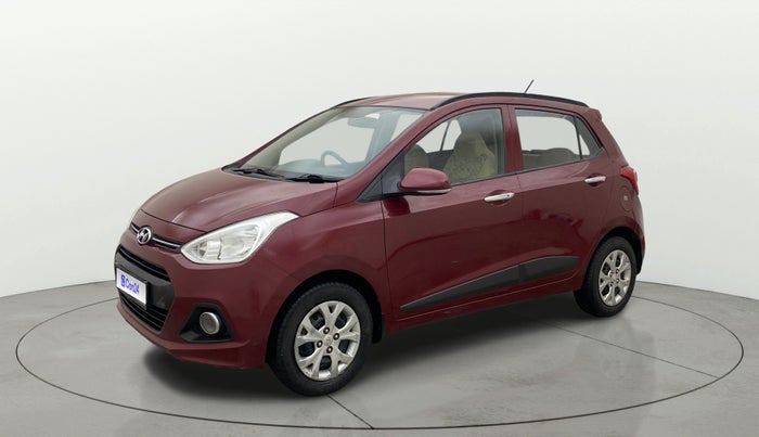 2014 Hyundai Grand i10 SPORTZ 1.2 KAPPA VTVT, Petrol, Manual, 73,755 km, Left Front Diagonal