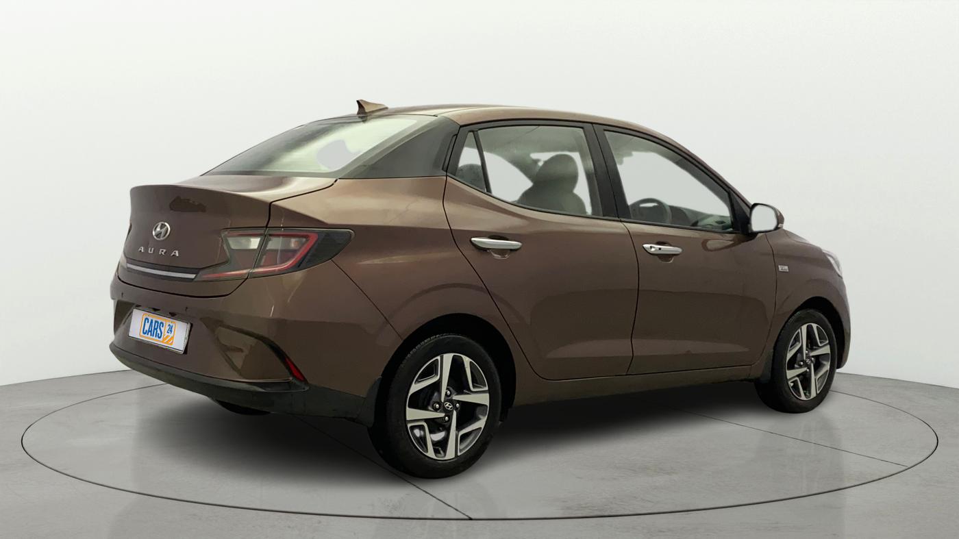 2020 Hyundai AURA SX PLUS 1.2 AMT CRDI, Diesel, Automatic, 94,513 km, Right Back Diagonal