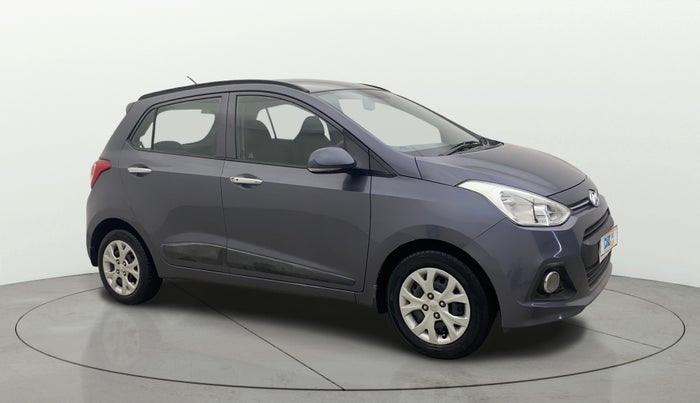 2014 Hyundai Grand i10 SPORTZ 1.2 KAPPA VTVT, Petrol, Manual, 76,435 km, Right Front Diagonal