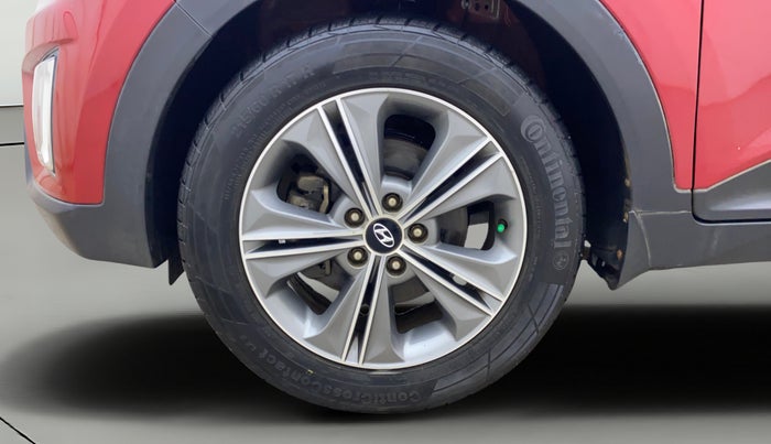 2018 Hyundai Creta SX PLUS AT 1.6 PETROL, Petrol, Automatic, 88,156 km, Left Front Wheel