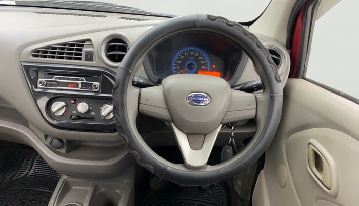 2016 Datsun Redi Go T (O), Petrol, Manual, 42,701 km, Steering Wheel Close Up