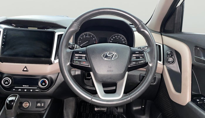 2017 Hyundai Creta SX PLUS AT 1.6 PETROL, Petrol, Automatic, 52,610 km, Steering Wheel Close Up