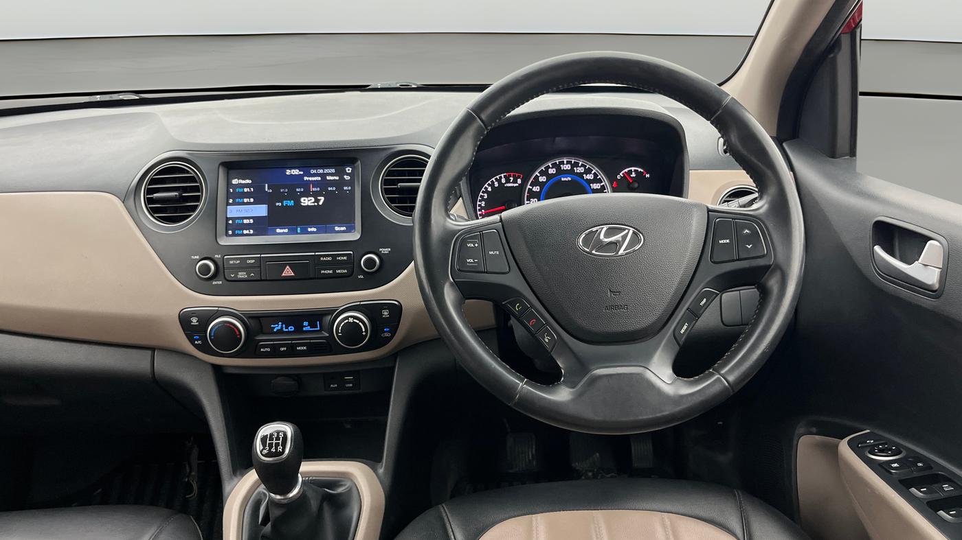 2017 Hyundai Grand i10 ASTA 1.2 KAPPA VTVT, Petrol, Manual, 58,019 km, Steering Wheel Close Up