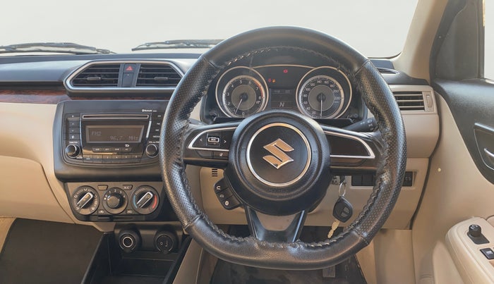 2019 Maruti Dzire VXI AMT, Petrol, Automatic, 64,895 km, Steering Wheel Close Up