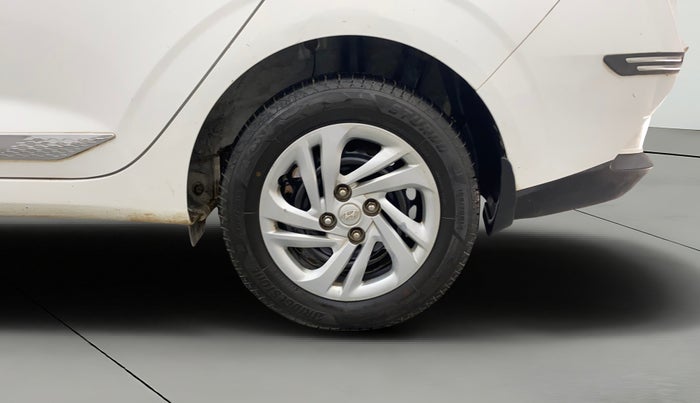 2021 Hyundai AURA S 1.2 CNG, CNG, Manual, 39,195 km, Left Rear Wheel