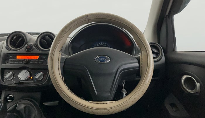 2018 Datsun Go Plus T, Petrol, Manual, 26,297 km, Steering Wheel Close Up