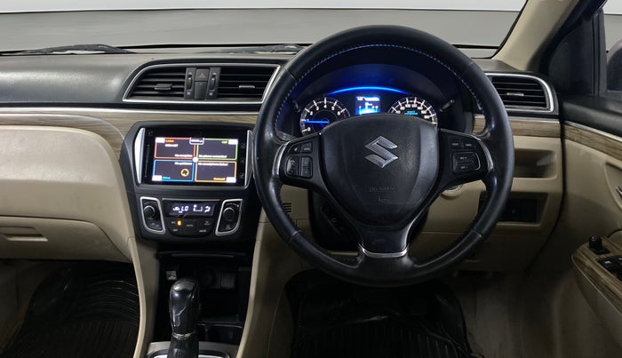 2019 Maruti Ciaz ALPHA  AT 1.5 SHVS PETROL, Petrol, Automatic, 66,179 km, Steering Wheel Close Up