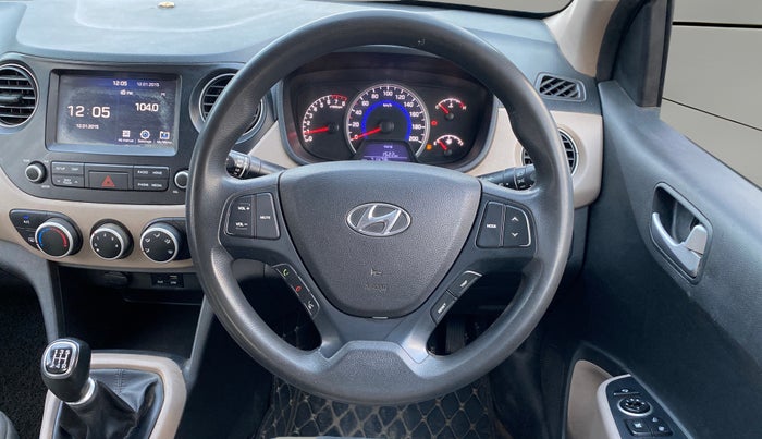 2019 Hyundai Grand i10 SPORTZ 1.2 KAPPA VTVT, Petrol, Manual, 71,471 km, Steering Wheel Close Up