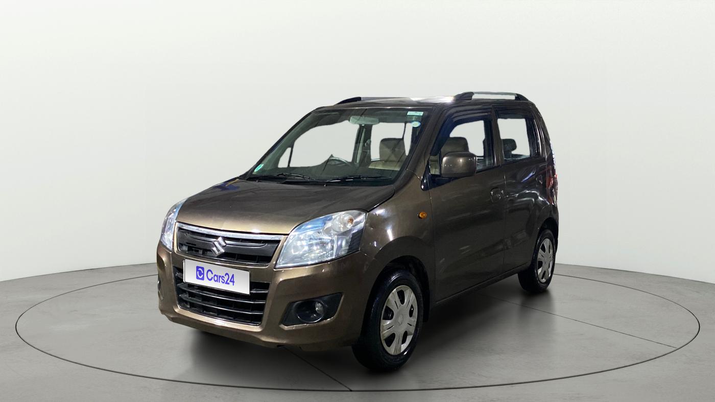 2014 Maruti Wagon R 1.0 VXI, Petrol, Manual, 24,927 km, Left Front Diagonal