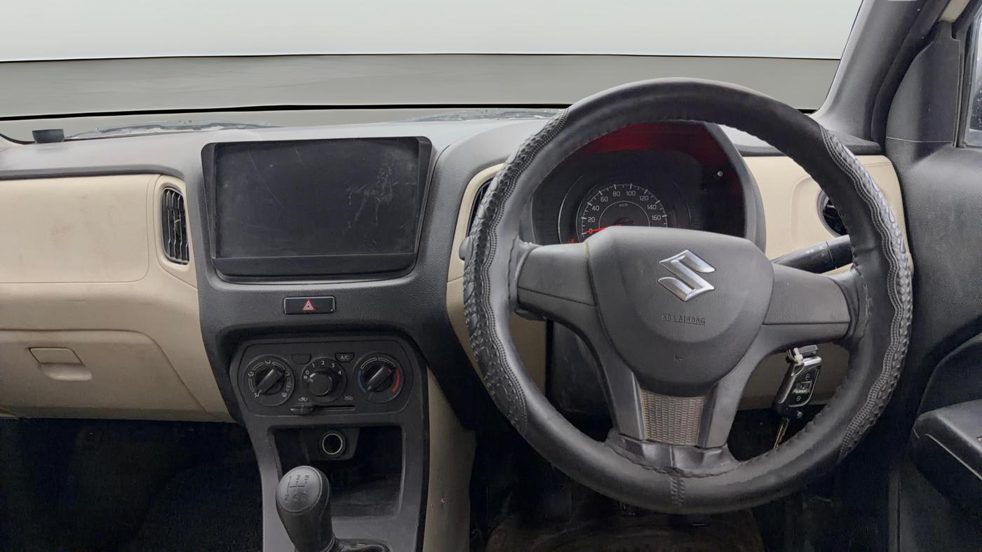 2019 Maruti New Wagon-R LXI CNG 1.0, CNG, Manual, 65,586 km, Steering Wheel Close Up