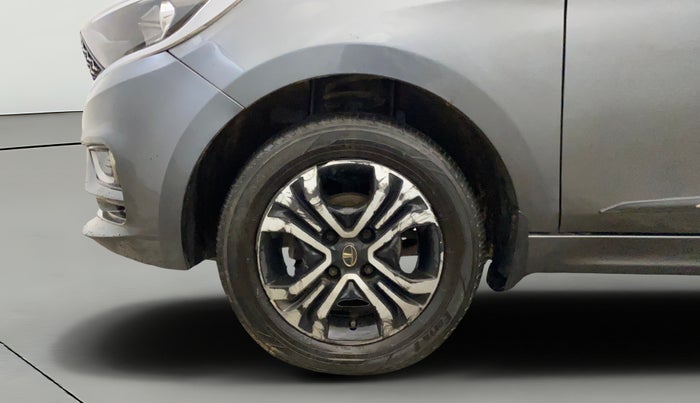 2023 Tata TIGOR XZ PLUS CNG, CNG, Manual, 87,514 km, Left Front Wheel