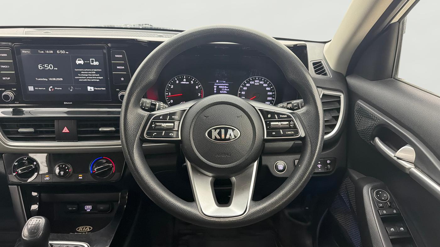2019 KIA SELTOS HTK PLUS 1.5, Petrol, Manual, 60,118 km, Steering Wheel Close Up