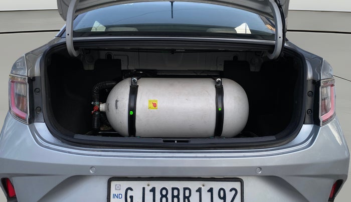 2022 Hyundai AURA S 1.2 CNG, CNG, Manual, 54,468 km, Boot Open Zoomed View