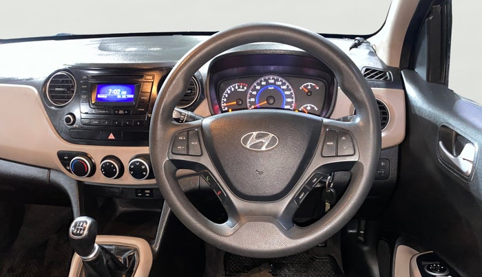 2015 Hyundai Grand i10 SPORTZ 1.2 KAPPA VTVT, Petrol, Manual, 62,263 km, Steering Wheel Close Up