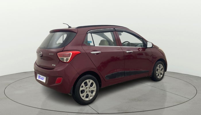 2014 Hyundai Grand i10 SPORTZ 1.2 KAPPA VTVT, Petrol, Manual, 66,342 km, Right Back Diagonal