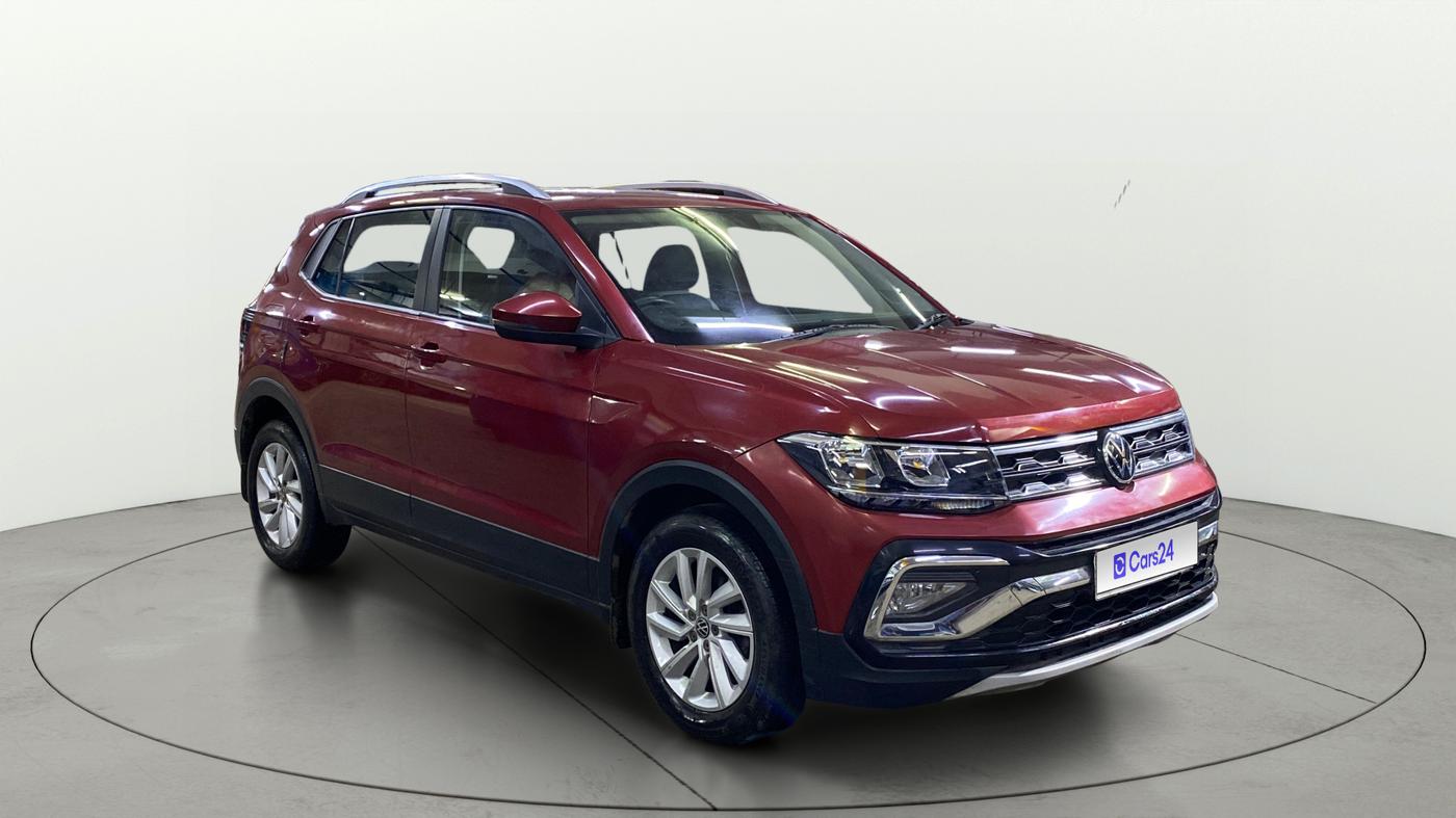 2022 Volkswagen TAIGUN HIGHLINE 1.0 TSI MT, Petrol, Manual, 22,818 km, Right Front Diagonal