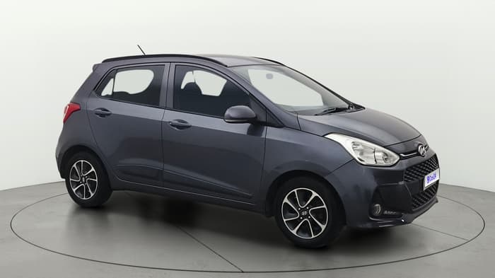 2017 Hyundai Grand i10 SPORTZ (O) AT 1.2 KAPPA VTVT, Petrol, Automatic, 1,03,702 km, Right Front Diagonal