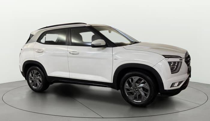 2021 Hyundai Creta SX (O) 1.4 TURBO DCT, Petrol, Automatic, 89,903 km, Right Front Diagonal