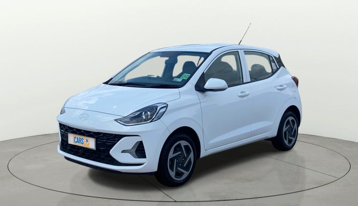 2025 Hyundai GRAND I10 NIOS MAGNA CORPORATE EDITION AMT 1.2 KAPPA VTVT, Petrol, Automatic, 2,349 km, Left Front Diagonal