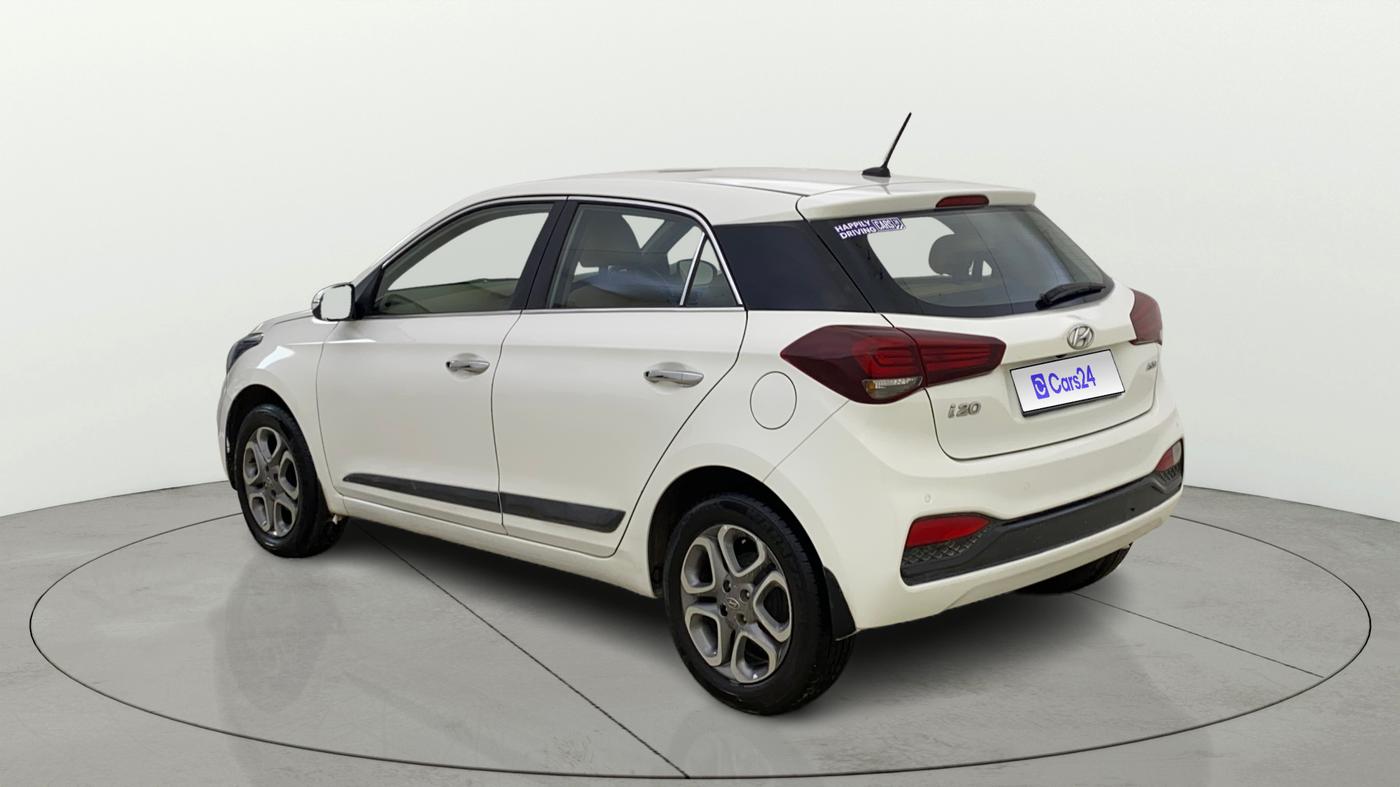 2019 Hyundai Elite i20 ASTA (O) CVT, Petrol, Automatic, 57,340 km, Left Back Diagonal
