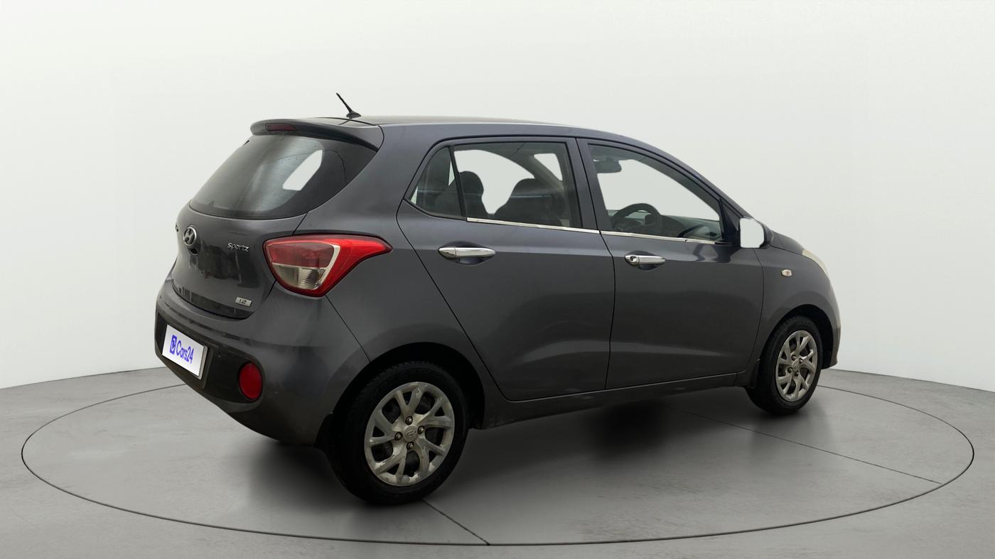 2017 Hyundai Grand i10 SPORTZ 1.2 KAPPA VTVT, Petrol, Manual, 69,386 km, Right Back Diagonal