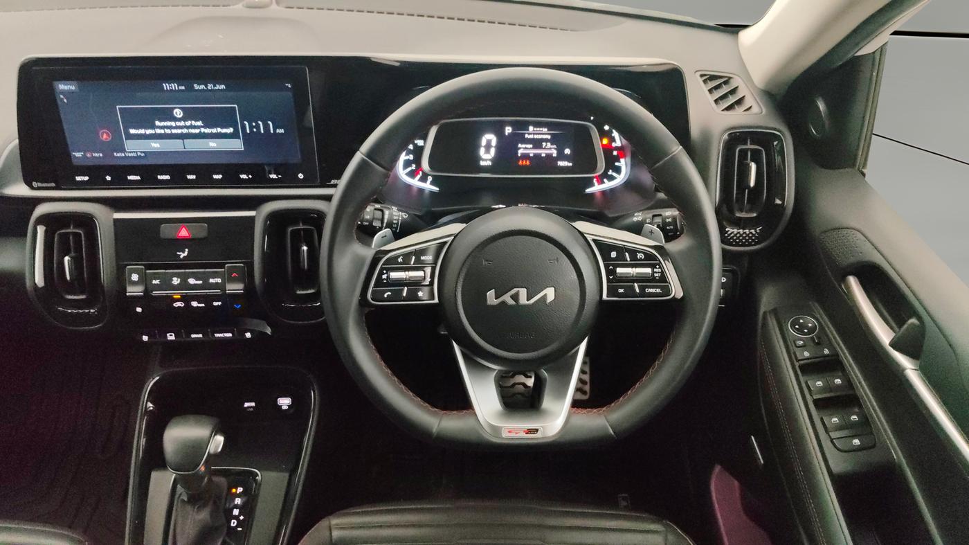 2023 KIA SONET GTX PLUS 1.0 DCT, Petrol, Automatic, 7,829 km, Steering Wheel Close Up