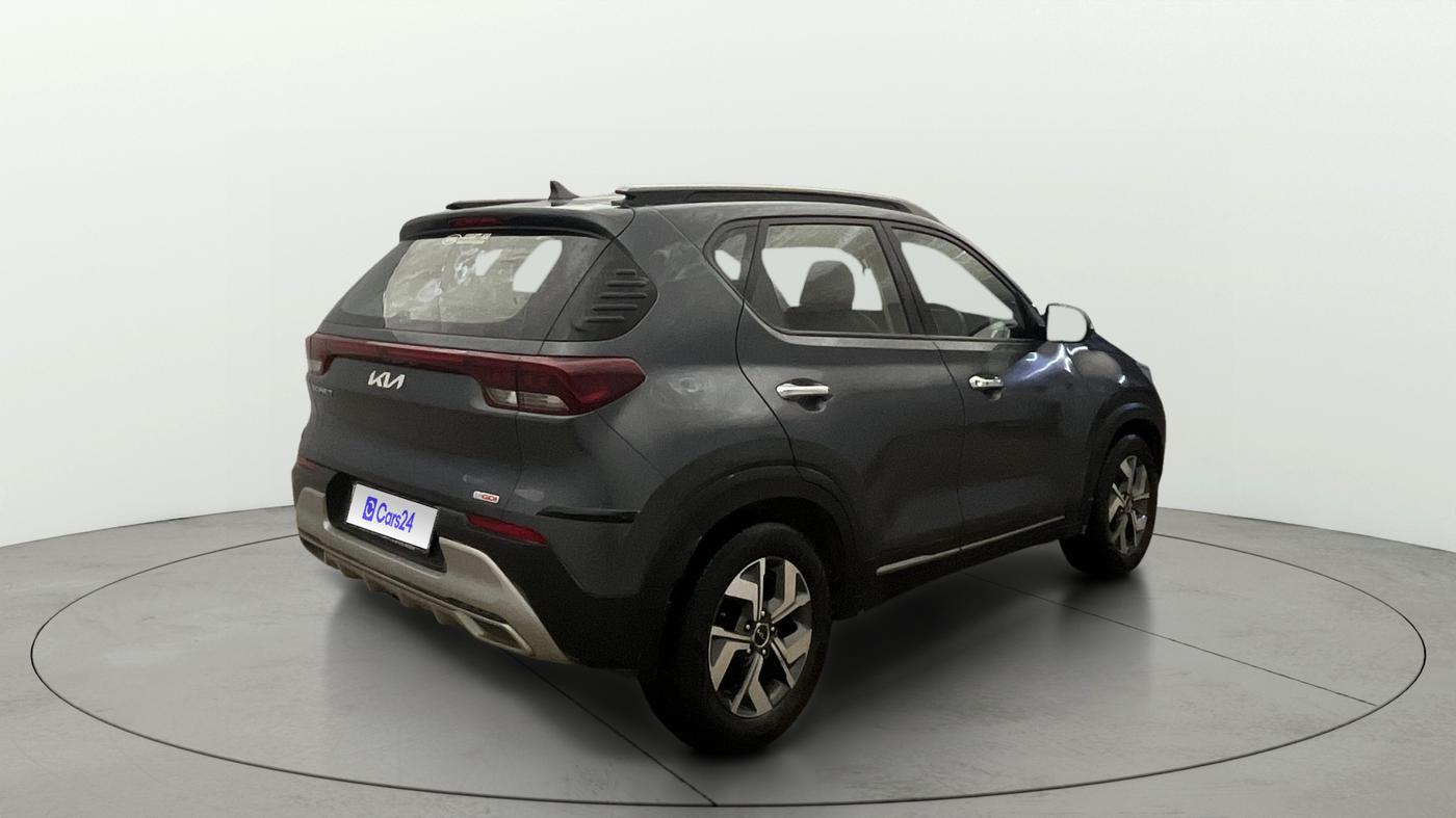 2021 KIA SONET HTX 1.0 IMT, Petrol, Manual, 87,148 km, Right Back Diagonal