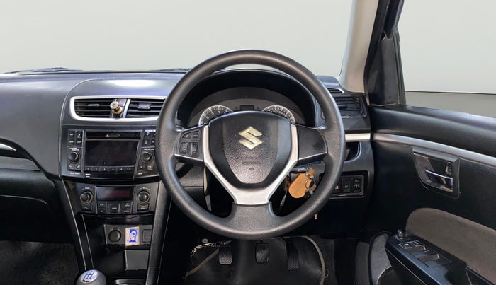 2012 Maruti Swift ZXI, Petrol, Manual, 85,162 km, Steering Wheel Close Up