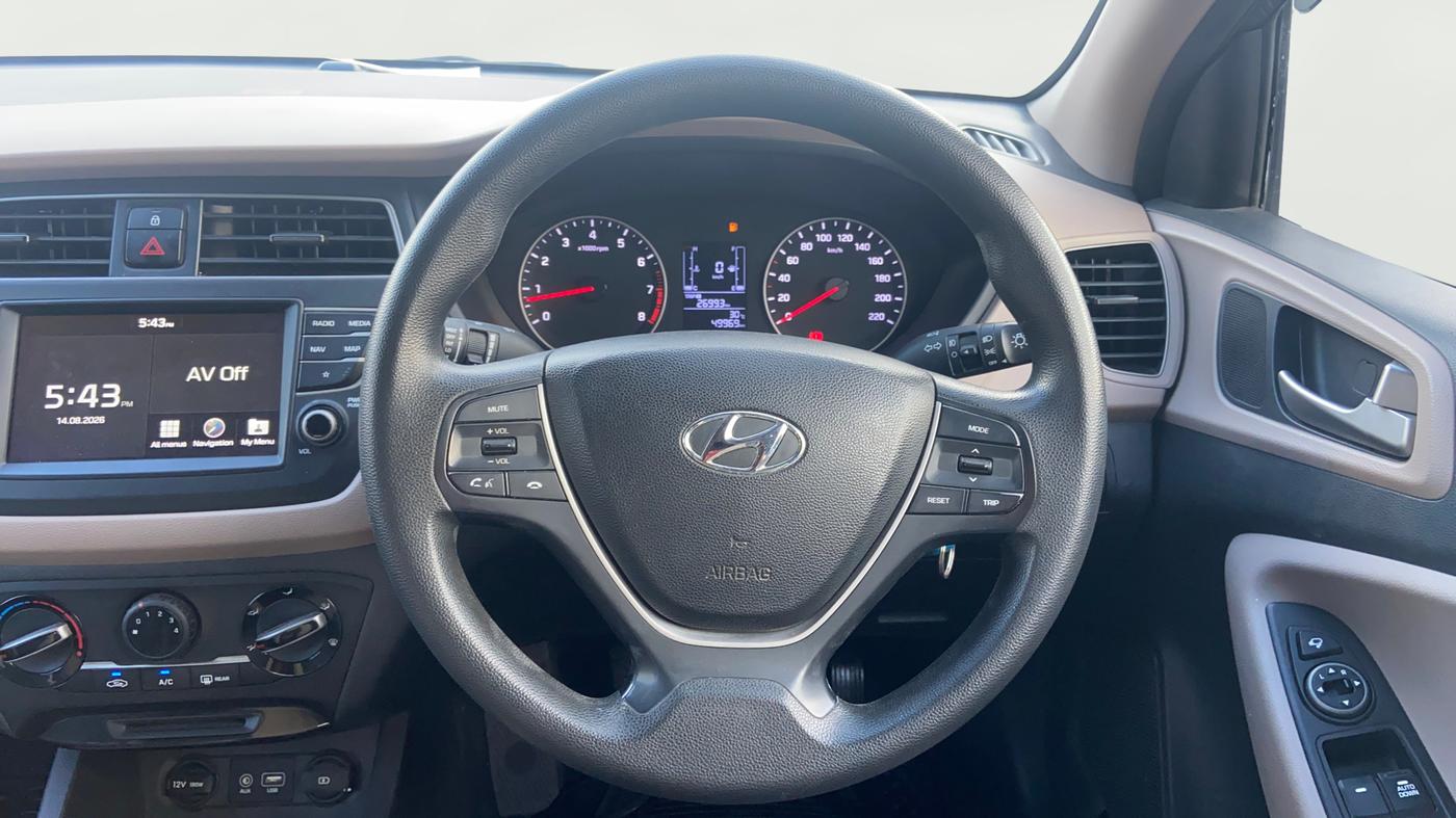 2019 Hyundai Elite i20 SPORTZ 1.2, Petrol, Manual, 49,952 km, Steering Wheel Close Up