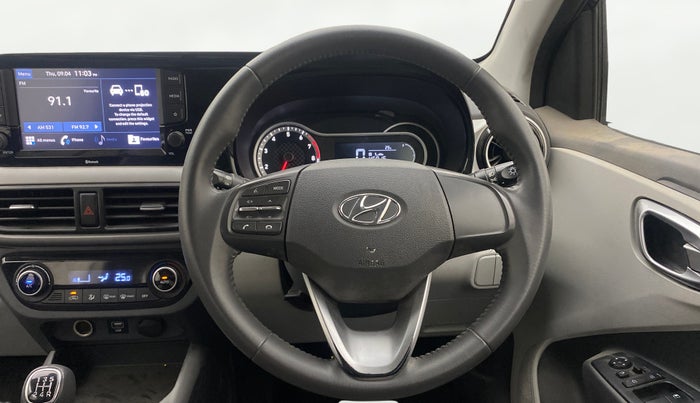 2022 Hyundai GRAND I10 NIOS ASTA 1.2 KAPPA VTVT, Petrol, Manual, 44,686 km, Steering Wheel Close Up