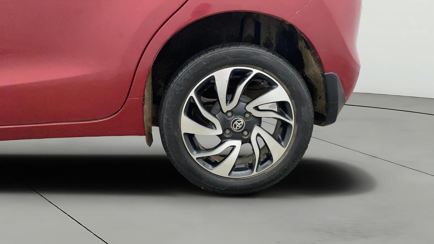 2019 Toyota Glanza G CVT, Petrol, Automatic, 76,551 km, Left Rear Wheel