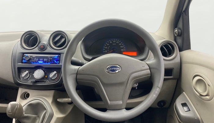 2015 Datsun Go Plus T, Petrol, Manual, 80,669 km, Steering Wheel Close Up