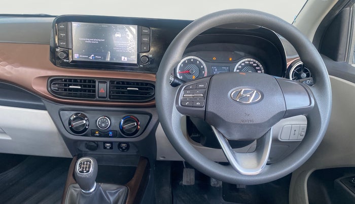 2022 Hyundai AURA SX 1.2 CNG, CNG, Manual, 49,591 km, Steering Wheel Close Up