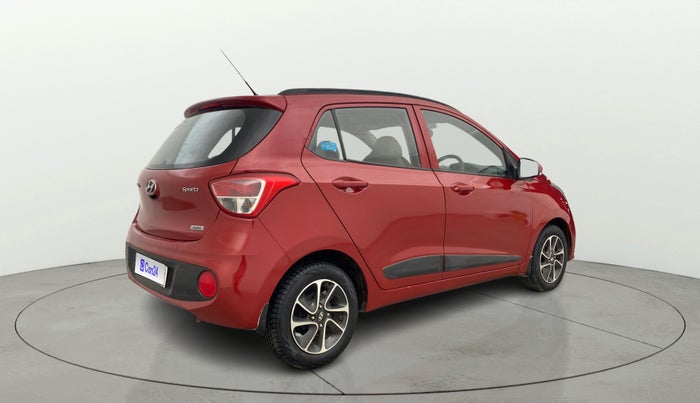 2017 Hyundai Grand i10 SPORTZ (O) AT 1.2 KAPPA VTVT, Petrol, Automatic, 45,928 km, Right Back Diagonal