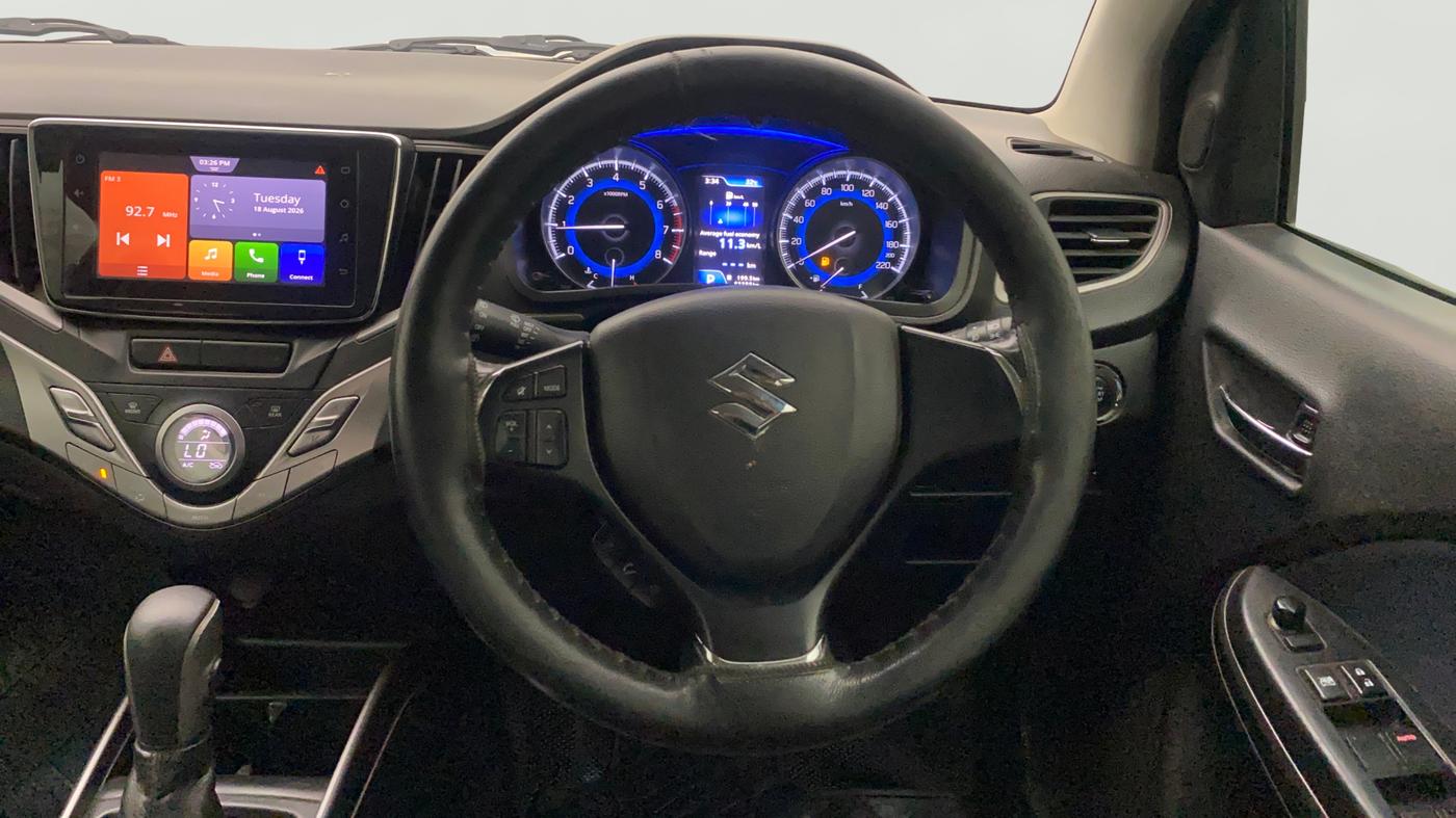 2019 Maruti Baleno ALPHA CVT PETROL 1.2, Petrol, Automatic, 83,317 km, Steering Wheel Close Up