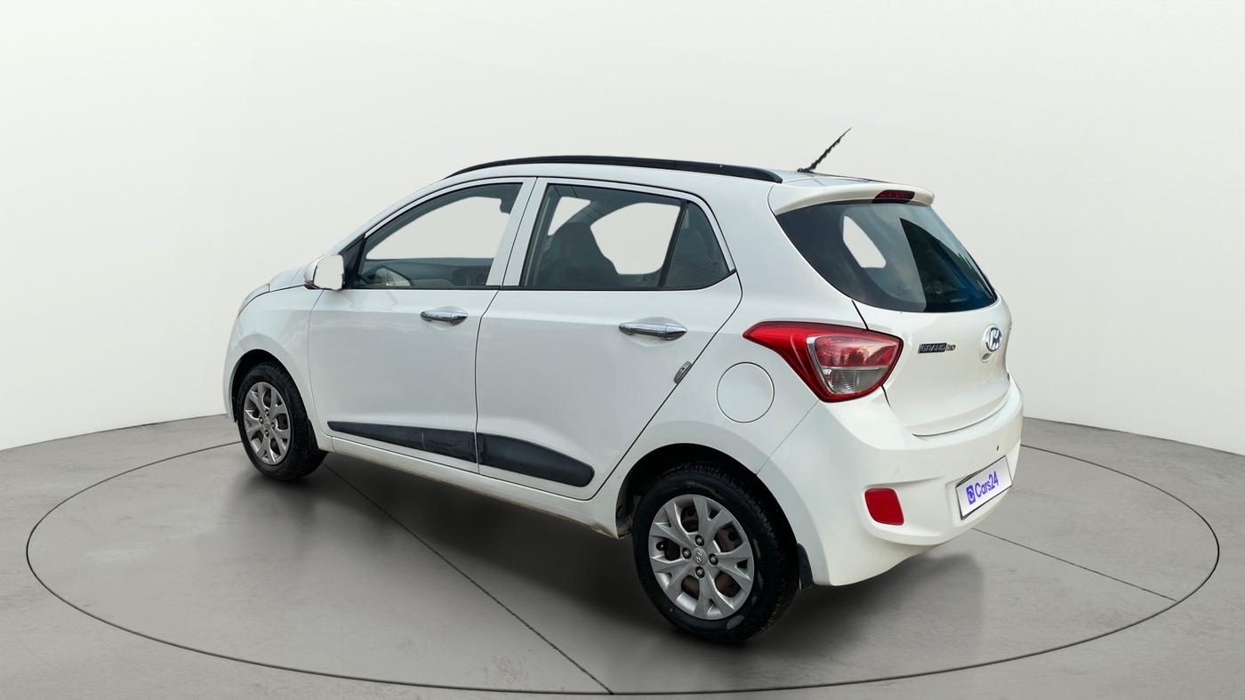 2016 Hyundai Grand i10 SPORTZ 1.2 KAPPA VTVT, Petrol, Manual, 80,895 km, Left Back Diagonal