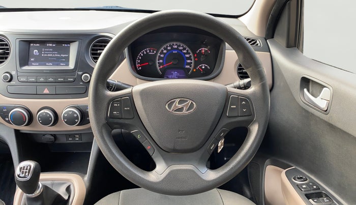 2017 Hyundai Grand i10 SPORTZ 1.2 KAPPA VTVT, Petrol, Manual, 48,348 km, Steering Wheel Close Up
