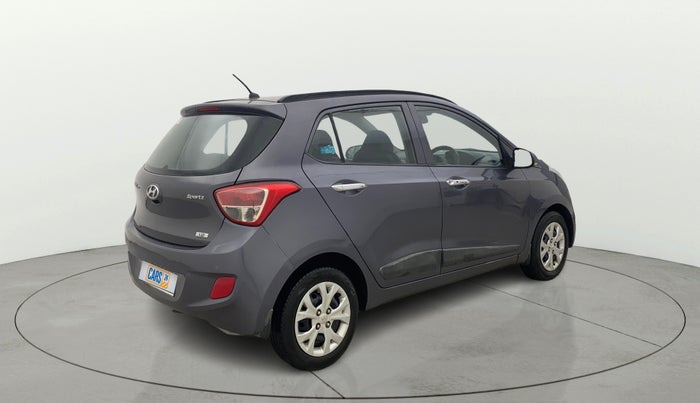 2014 Hyundai Grand i10 SPORTZ 1.2 KAPPA VTVT, Petrol, Manual, 76,435 km, Right Back Diagonal