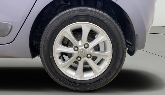 2014 Hyundai Grand i10 ASTA AT 1.2 KAPPA VTVT, Petrol, Automatic, 78,922 km, Left Rear Wheel